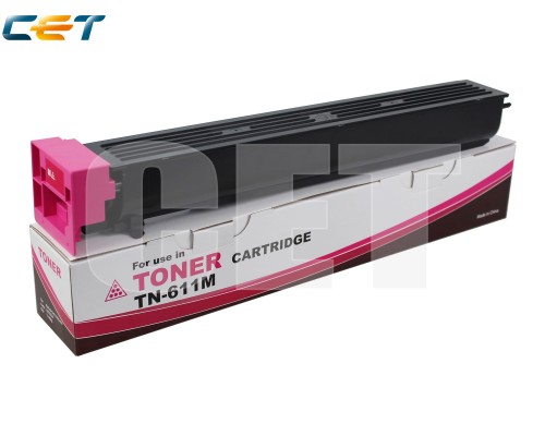 Тонер-Картридж TN-611M для Konica MINOLTA Bizhub C451/C550/C650 (CET) Magenta, 460г, 27000 стр., CET7259