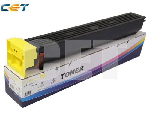 Тонер-Картридж TN-613Y для Konica MINOLTA Bizhub C452/C552/C652 (CET) Yellow, 510г, 30000 стр., CET7274