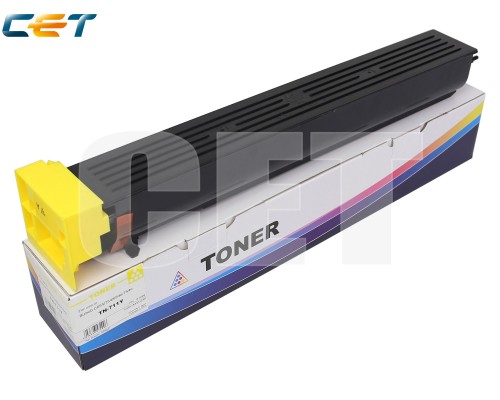 Тонер-Картридж TN-711Y для Konica MINOLTA Bizhub C454/C554/C454e/C554e (CET) Yellow, 535г, 31500 стр., CET7299