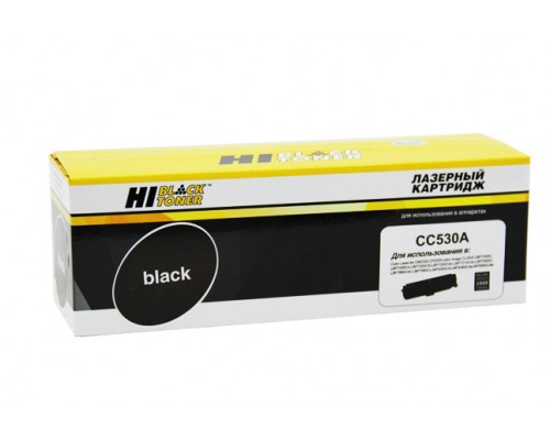 Картридж HP CC530A/CE410/CF380/718 Black для LaserJet Color CP2025/CM2320, Canon MF-724/728, LBP-7200/7210/7660/7680, MF-8330/8340/8350/8360/ 8380/8540/8550/8580 (Hi-Black)