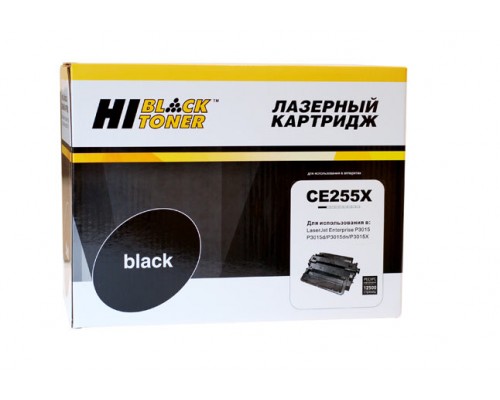Картридж HP CE255X для LaserJet M525/M521/P3015 (Hi-Black)