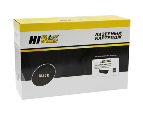 Картридж HP CE260X Black для LaserJet Color CP4025/CP4525 (Hi-Black)