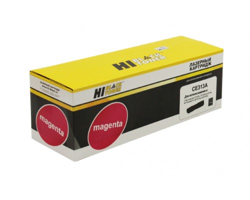 Картридж HP CE313A Magenta для LaserJet Color Pro 100/M175/CP1025, Canon LBP-7010C/7018 (Hi-Black)