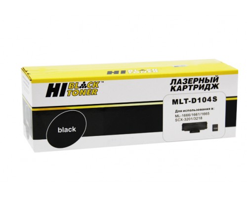 Картридж Samsung MLT-D104S для ML-1660/1665/1667/1860/1865/ 1865W/1867/SCX-3200/3205/3207/3217 (Hi-Black)