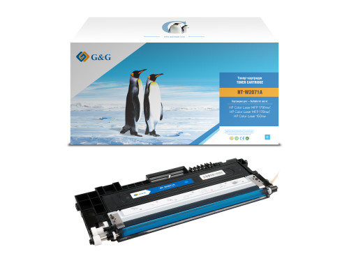 Картридж HP W2071A Cyan для HP Color Laser 150/MFP 178/179 (G&G) + чип