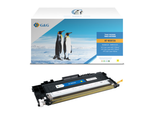 Картридж HP W2072A Yellow для HP Color Laser 150/MFP 178/179 (G&G) + чип