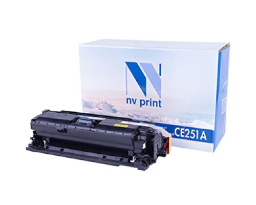 Картридж HP CE251A Cyan для LaserJet Color CP3525/CM3530 (NV-Print)