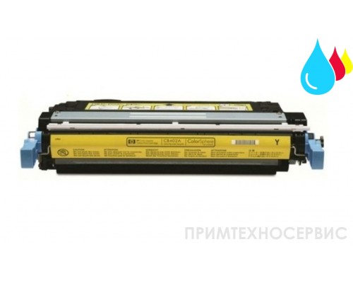 Заправка картриджа HP CB402A Yellow для LaserJet Color CP4005