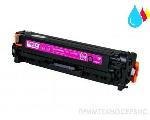 Заправка картриджа HP CE413A Magenta для LaserJet Color M351/M375/M451/M475