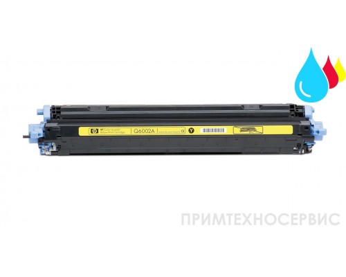Заправка картриджа HP Q6002A Yellow для LaserJet Color 1600/2600/2605