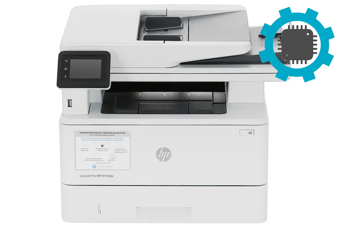 Модернизация HP 4103fdw для работы "без чипа"